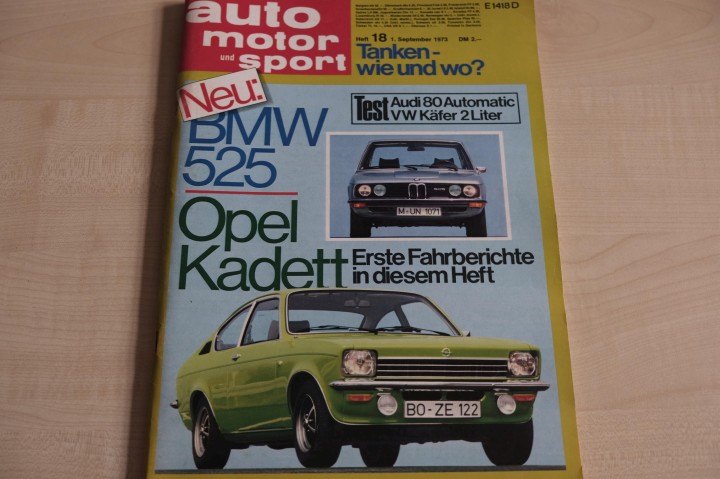 Deckblatt Auto Motor und Sport (18/1973)